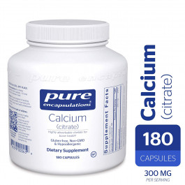   Pure Encapsulations Calcium Citrate 180 caps