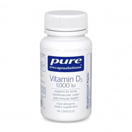   Pure Encapsulations Vitamin D3 25 mcg /1,000 IU/ 60 caps