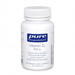 Pure Encapsulations Vitamin D3 10 mcg /400 IU/ 120 caps