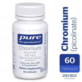Pure Encapsulations Chromium Picolinate 200 mcg 60 caps