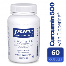 Pure Encapsulations Curcumin 500 with Bioperine 60 caps