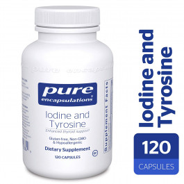 Pure Encapsulations Iodine and Tyrosine 120 caps