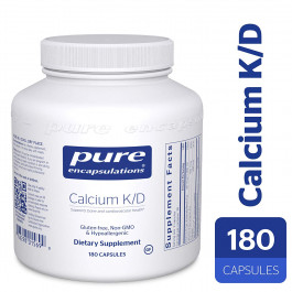   Pure Encapsulations Calcium K/D 180 caps