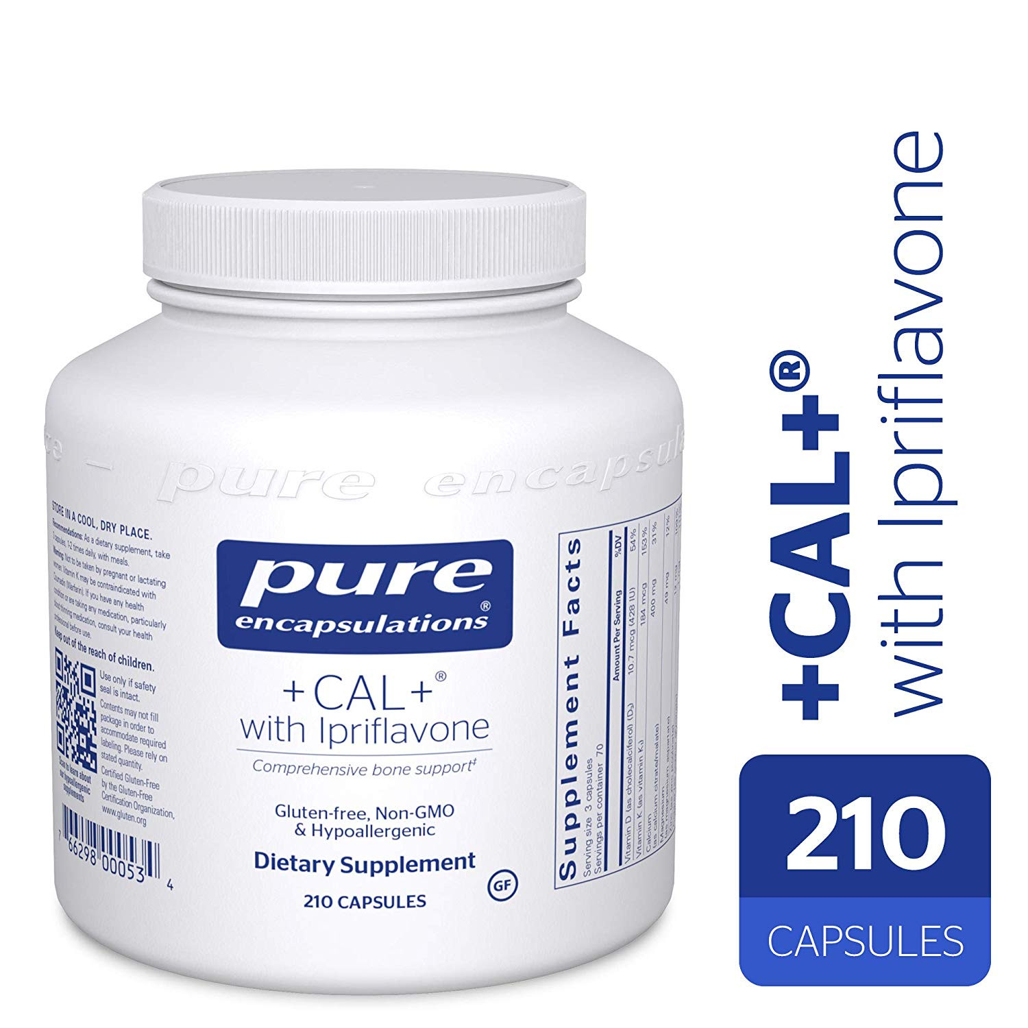 Pure Encapsulations CAL+ with Ipriflavone 210 caps - зображення 1