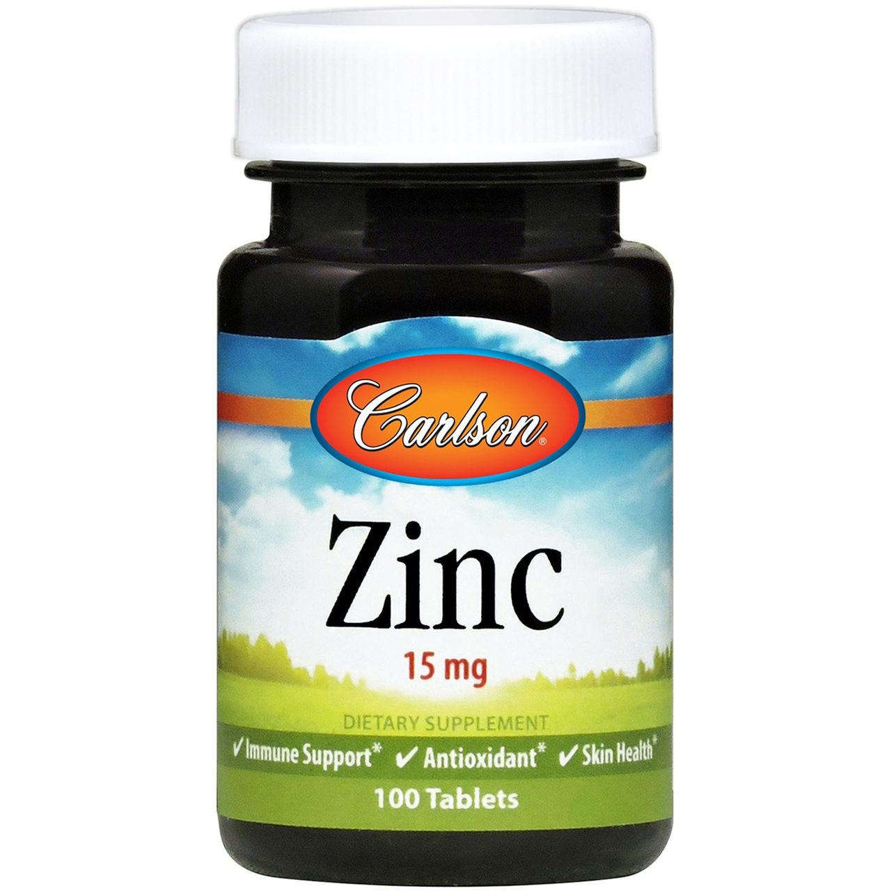 Carlson Labs Zinc 15 mg 100 tabs - зображення 1