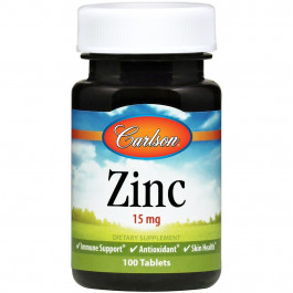 Carlson Labs Zinc 15 mg 100 tabs