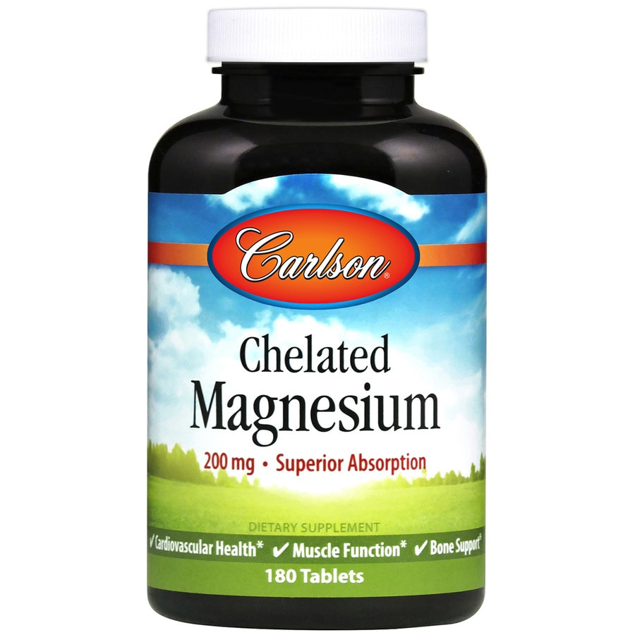 Carlson Labs Chelated Magnesium 200 mg 180 caps - зображення 1