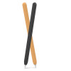 AHASTYLE Silicone Sleeves for Apple Pencil 2 - 2 pack, Black/Orange (AHA-01650-BNO) - зображення 1