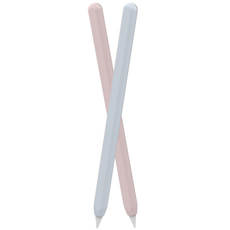 AHASTYLE Silicone Sleeves for Apple Pencil 2 - 2 pack, Light Blue/Pink (AHA-01650-LNP) - зображення 1