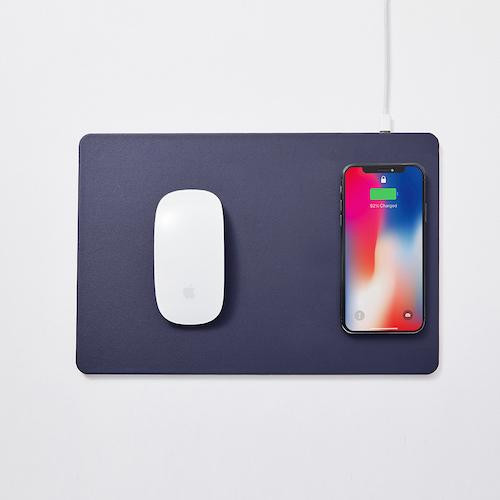 POUT HANDS 3 Wireless Charging Mouse Pad - Midnight Blue (POUT-00801MB) - зображення 1