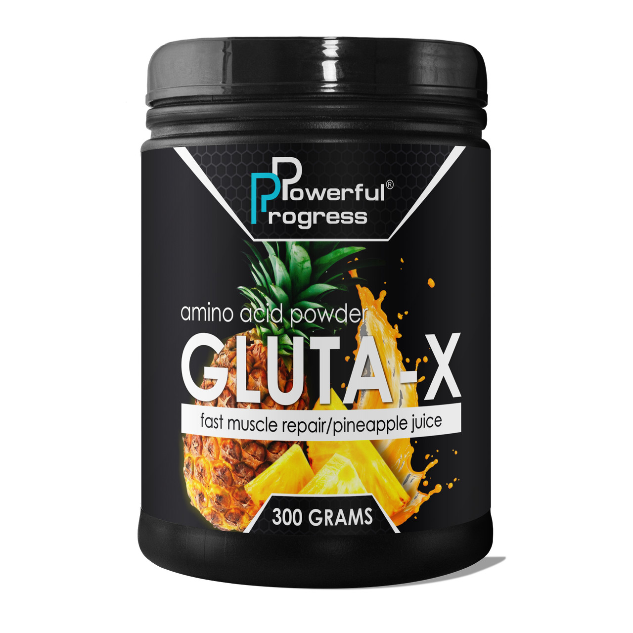 Powerful Progress Gluta-X 300 g /30 servings/ Pineapple - зображення 1