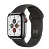 Apple Watch Series 5 LTE 40mm Space Black Steel w. Black b.- Space Black Steel (MWWW2) - зображення 2