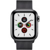Apple Watch Series 5 LTE 40mm Space Black Steel w. Space Black Milanese Loop - Space Black Steel (MWWX2) - зображення 1
