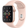 Apple Watch Series 5 LTE 44mm Gold Aluminum w. Pink Sand b.- Gold Aluminum (MWW02) - зображення 2