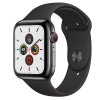 Apple Watch Series 5 LTE 44mm Space Black Steel w. Black b.- Space Black Steel (MWW72/MWWK2) - зображення 2