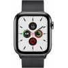 Apple Watch Series 5 LTE 44mm Space Black Steel w. Space Black Milanese Loop - Space Black Steel (MWW82) - зображення 1