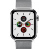 Apple Watch Series 5 LTE 44mm Steel w. Steel Milanese Loop - Steel (MWW32) - зображення 1
