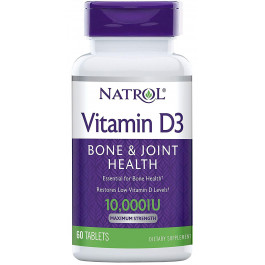 Natrol Vitamin D3 10,000 IU 60 tabs