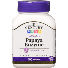 21st Century Papaya Enzyme 100 tabs