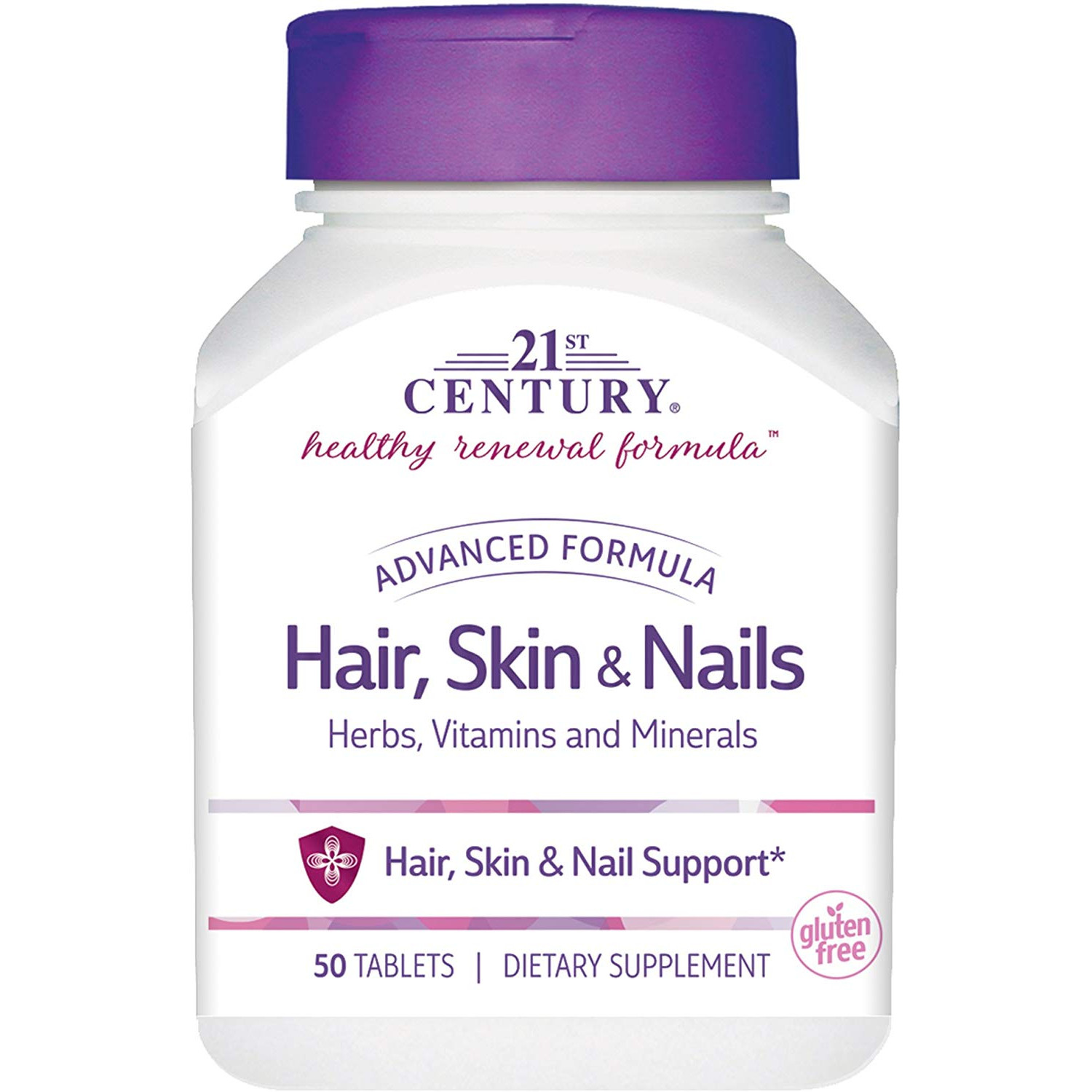 21st Century Hair, Skin & Nails Extra Strength 90 tabs - зображення 1