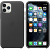 Apple iPhone 11 Pro Leather Case - Black (MWYE2) - зображення 3