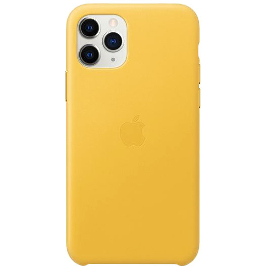 Apple iPhone 11 Pro Leather Case - Meyer Lemon (MWYA2) - зображення 1