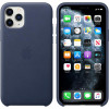 Apple iPhone 11 Pro Leather Case - Midnight Blue (MWYG2) - зображення 3