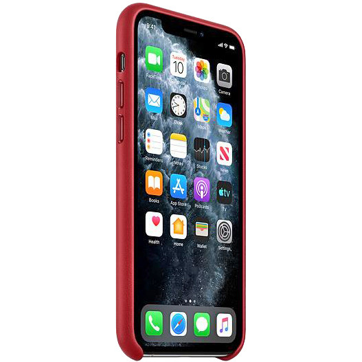 Apple iPhone 11 Pro Leather Case - PRODUCT RED (MWYF2) - зображення 1