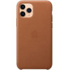 Apple iPhone 11 Pro Leather Case - Saddle Brown (MWYD2) - зображення 2