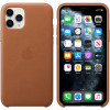 Apple iPhone 11 Pro Leather Case - Saddle Brown (MWYD2) - зображення 3