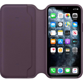   Apple iPhone 11 Pro Leather Folio - Aubergine (MX072)