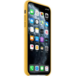 Apple iPhone 11 Pro Max Leather Case - Meyer Lemon (MX0A2)