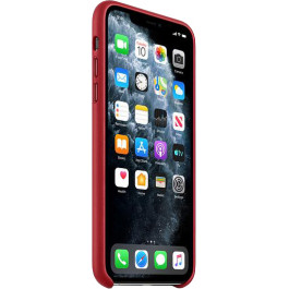 Apple iPhone 11 Pro Max Leather Case - PRODUCT RED (MX0F2)