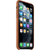 Apple iPhone 11 Pro Max Leather Case - Saddle Brown (MX0D2) - зображення 1