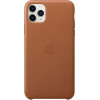 Apple iPhone 11 Pro Max Leather Case - Saddle Brown (MX0D2) - зображення 2