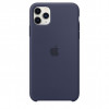 Apple iPhone 11 Pro Max Silicone Case - Midnight Blue (MWYW2) - зображення 2