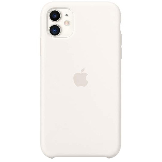 Apple iPhone 11 Silicone Case - White (MWVX2) - зображення 1