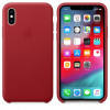 Apple iPhone XS Leather Case - PRODUCT RED (MRWK2) - зображення 3