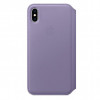 Apple iPhone XS Max Leather Folio - Lilac (MVFV2) - зображення 3