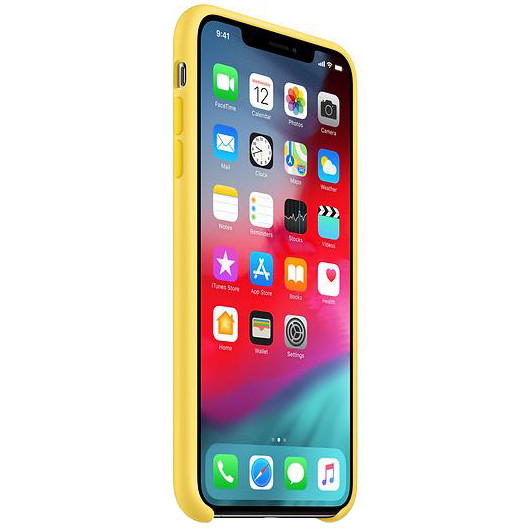 Apple iPhone XS Max Silicone Case - Canary Yellow (MW962) - зображення 1