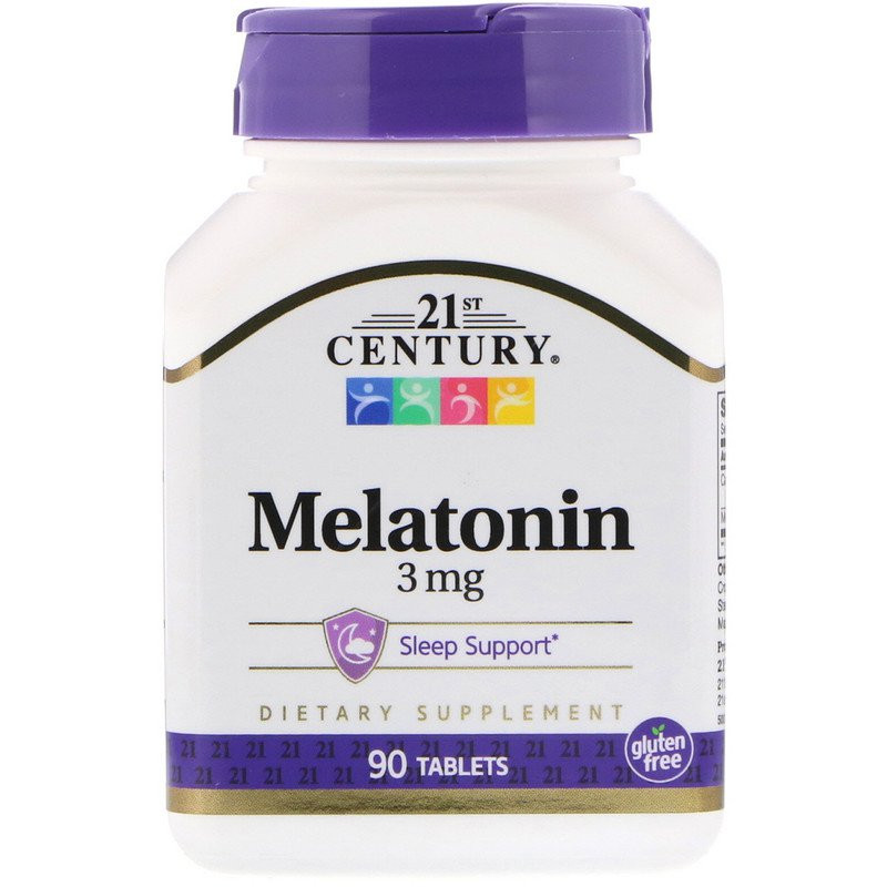 21st Century Melatonin 3 mg 90 tabs - зображення 1