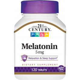   21st Century Melatonin 5 mg 120 tabs