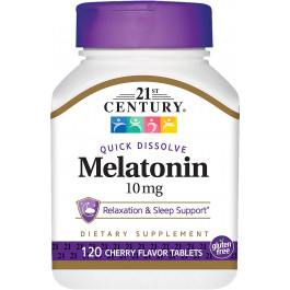 21st Century Melatonin 10 mg 120 tabs Cherry