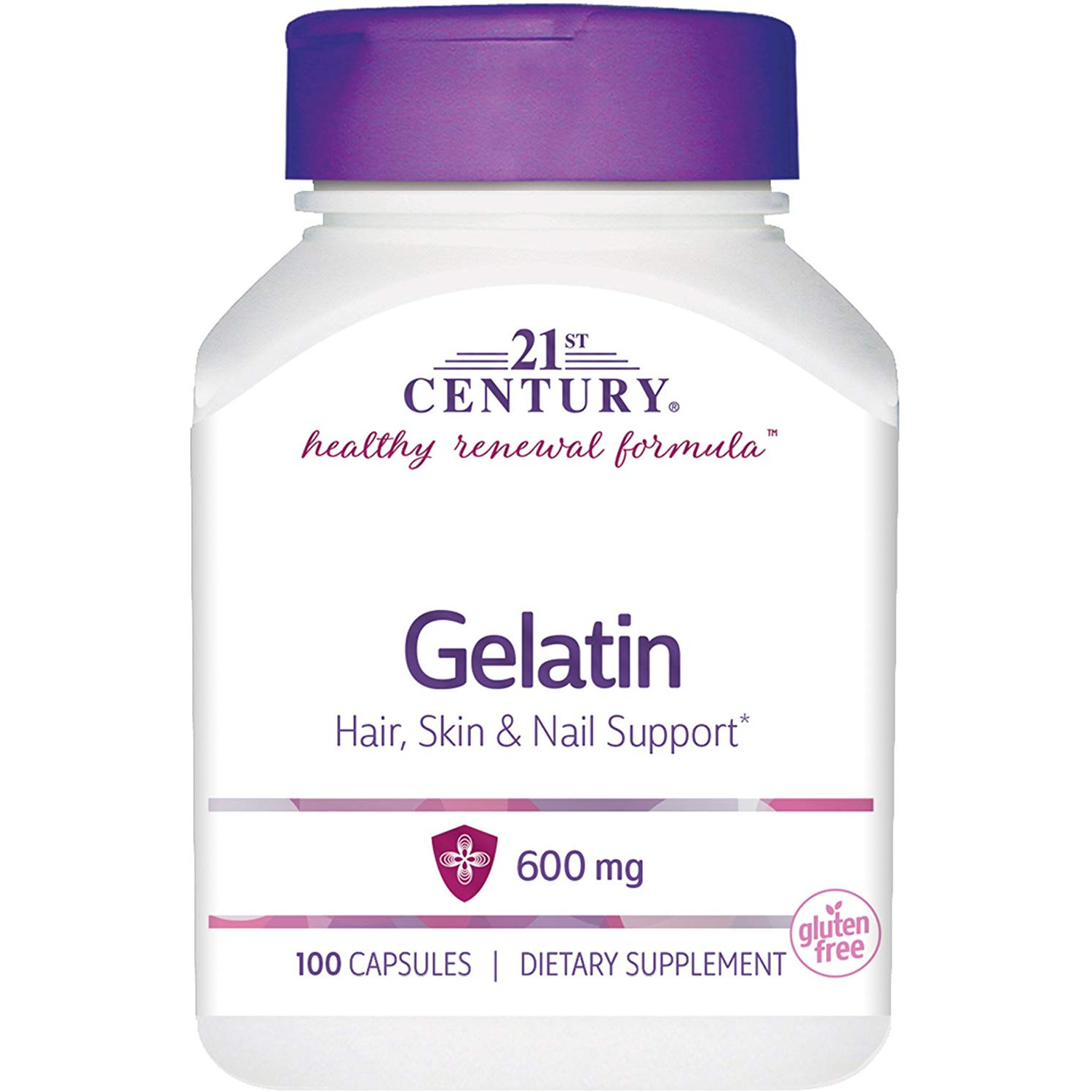 21st Century Gelatin 600 mg 100 caps - зображення 1