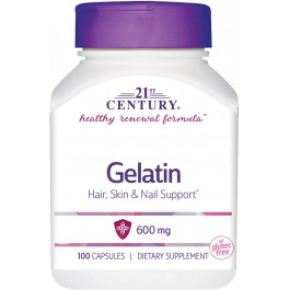 21st Century Gelatin 600 mg 100 caps