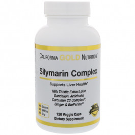   California Gold Nutrition Silymarin Complex 300 mg 120 caps