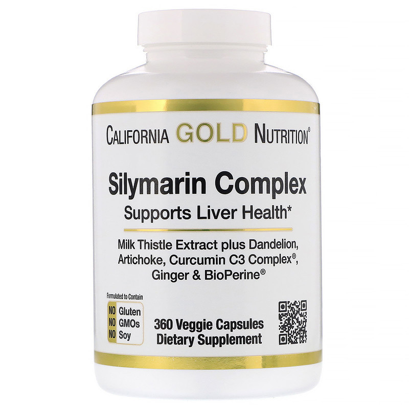 California Gold Nutrition Silymarin Complex 300 mg 360 caps - зображення 1