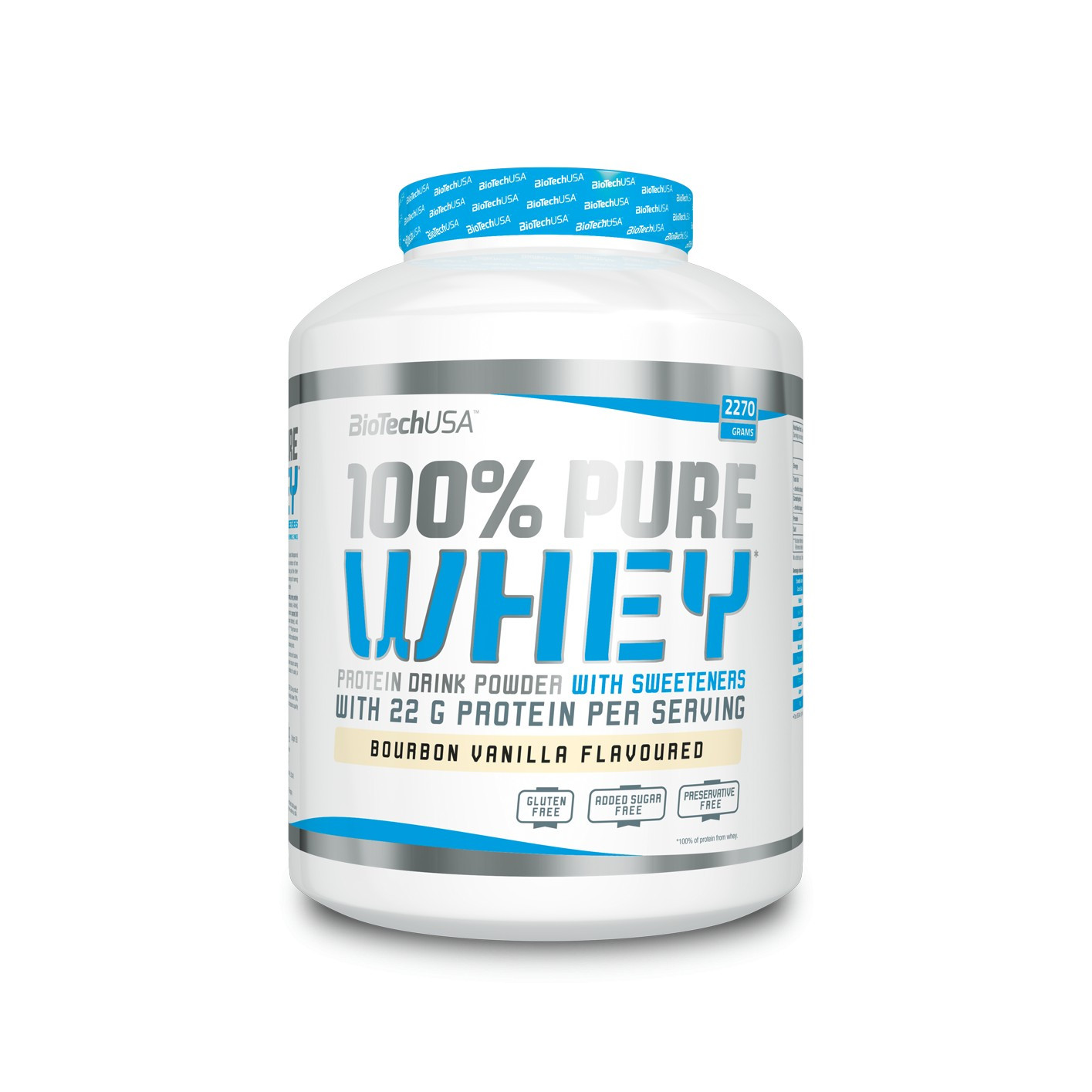 BiotechUSA 100% Pure Whey 2270 g /81 servings/ Salty Caramel - зображення 1