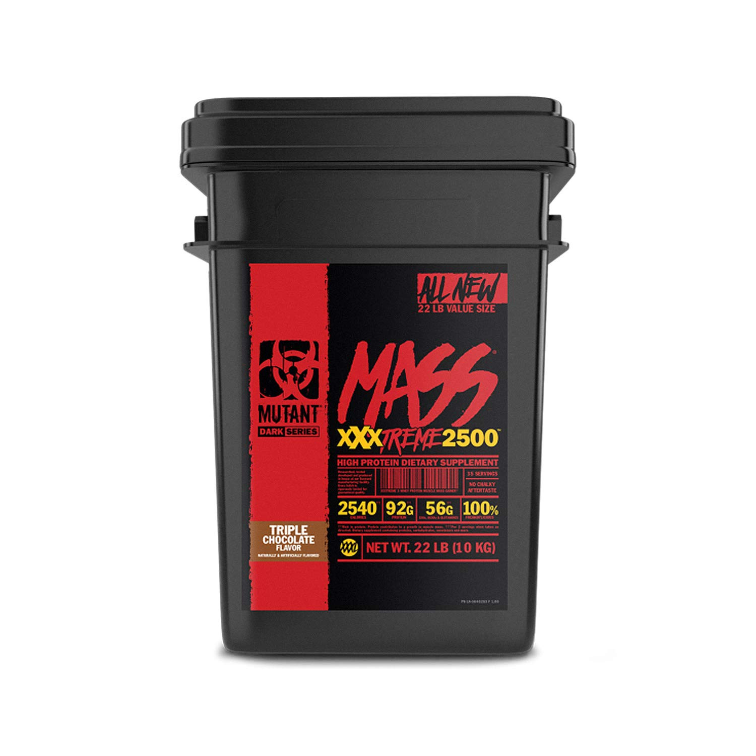 Mutant Mass Xxxtreme 2500 10000 g /35 servings/ Triple Chocolate - зображення 1
