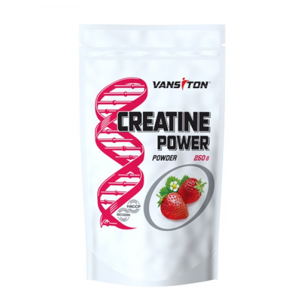 Ванситон Creatine Power /Креатин/ 250 g /50 servings/ Strawberry - зображення 1